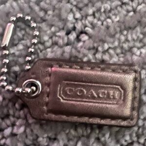 Coach Metallic Keychain